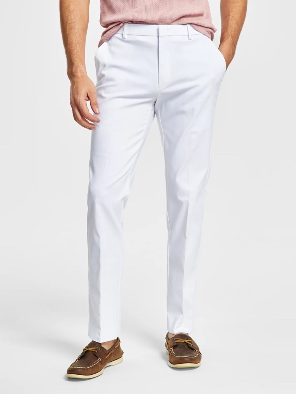 Tommy Hilfiger Men's Modern-Fit TH Flex Stretch Solid Performance Pants …